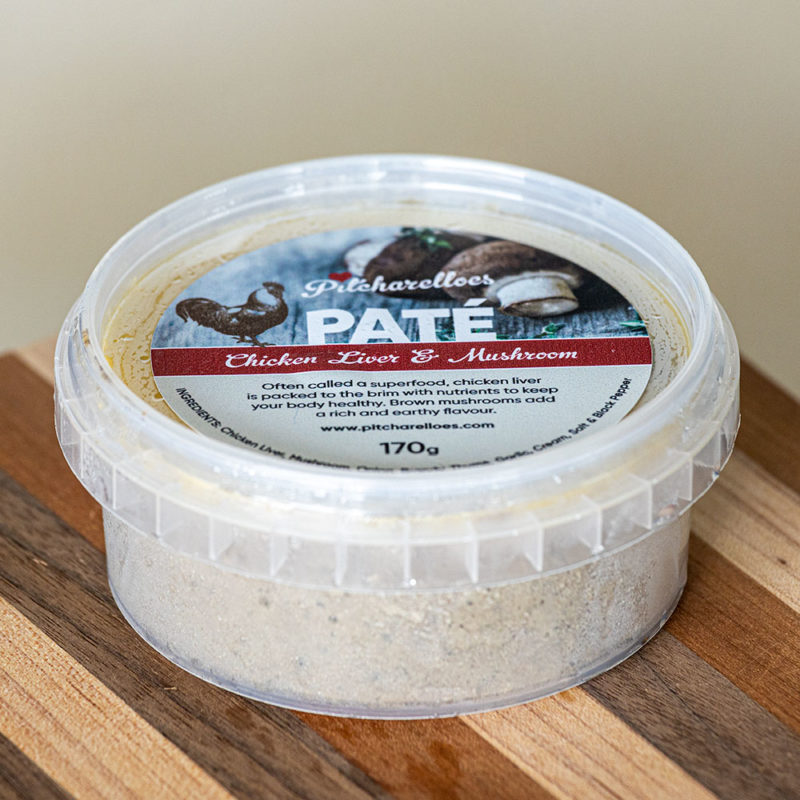 Pate – Chicken Liver and Mushroom – Pitcharelloes – Love on a Plate